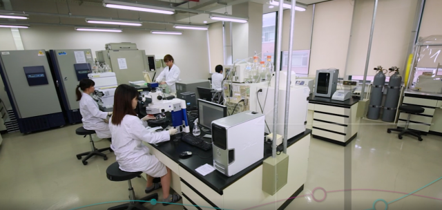 서울대 평창캠퍼스 식품산업화연구소 연구원들이 실험을 하고 있다.