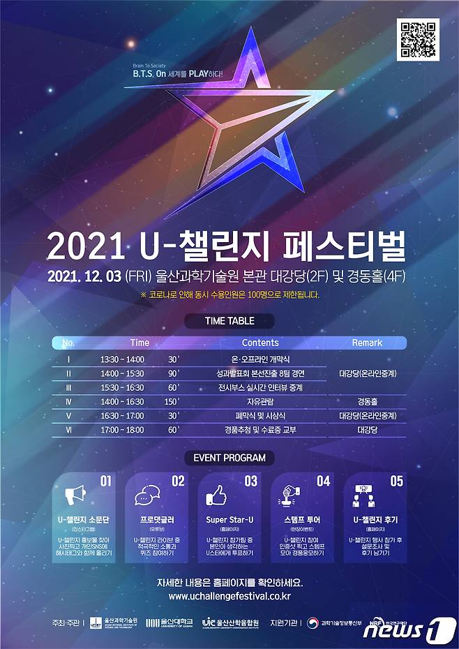 '2021 U-챌린지 페스티벌'.© 뉴스1