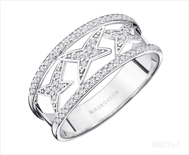사진 : 모브쌩(MAUBOUSSIN), a-jamais-mon-etoile-no1-ring-white-gold-and-diamonds