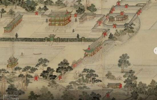 동궐도. 동아대 소장본.