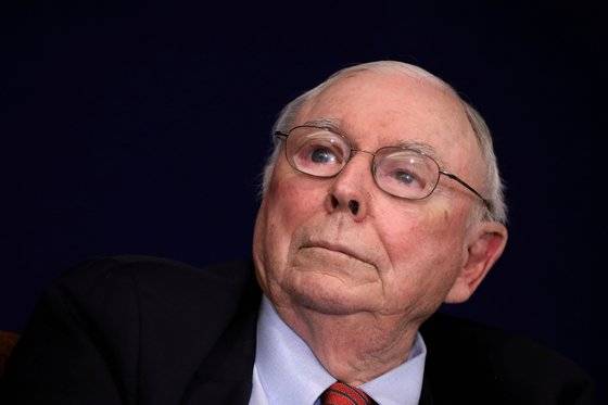 찰리 멍거 버크셔해서웨이 부회장. [로이터=연합뉴스]