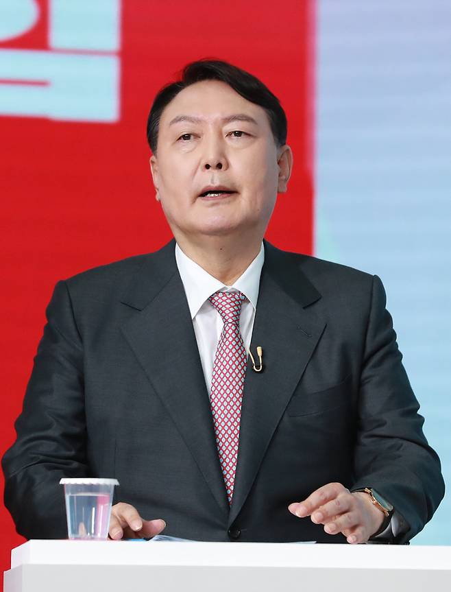윤석열 국민의힘 대선후보 / 사진 = 국회 사진기자단