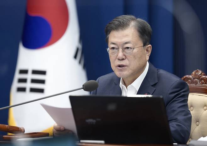 문재인 대통령. [청와대사진기자단]