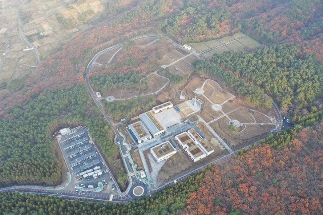 제주시 노형동 산19-2번지 일대에 들어선 국립제주호국원 전경. 국가보훈처 제공