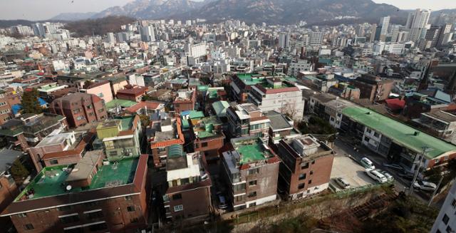 서울 시내 빌라 밀집지역 모습(기사 내용과 관계 없음). 뉴시스