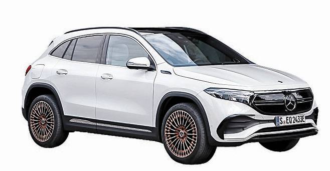 메르세데스-벤츠 더 전기차 EQA. [사진 메르세데스-벤츠 코리아]