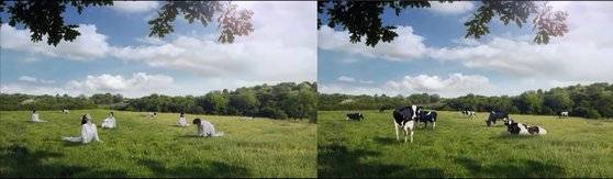 논란이 된 서울우유협동조합의 광고 영상 일부. [사진 유튜브 캡쳐]