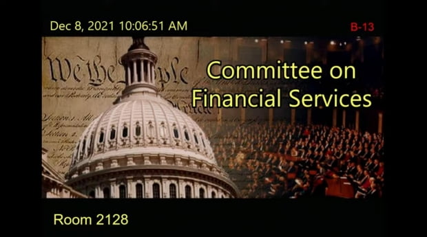미국 하원 금융서비스위원회 유튜브 캡처 / 사진=블루밍비트
