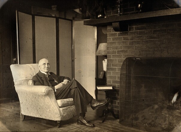 사변적 실재론에 영향을 미친 영국 출신 철학자 앨프리드 노스 화이트헤드(1861~1947)의 모습. 출처 웰컴 라이브러리