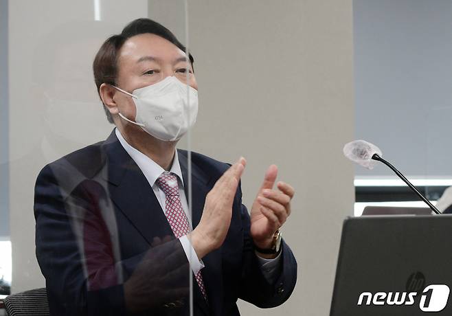 윤석열 국민의힘 대선 후보. 2021.12.16/뉴스1 © News1 국회사진취재단