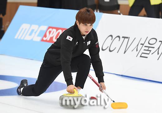 컬링에 도전합니다