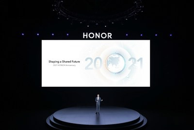 2021년 HONOR 1주년 기념 "공유된 미래 형성(Shaping a Shared Future)" (PRNewsfoto/HONOR)