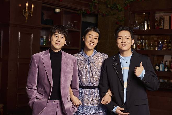 (왼쪽부터) 넷플릭스 새 오리지널 예능 '솔로지옥'의 규현, 홍진경, 한해 [넷플릭스 제공. 재판매 및 DB 금지]