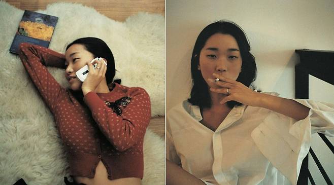 모델 장윤주가 공개한 18년 전 화보./인스타그램