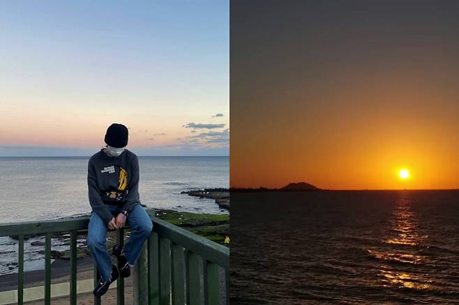 '노을보다 지민' 방탄소년단 지민, 인스타 첫 실시간 게시물은 '힐링'..1000만 좋아요♥