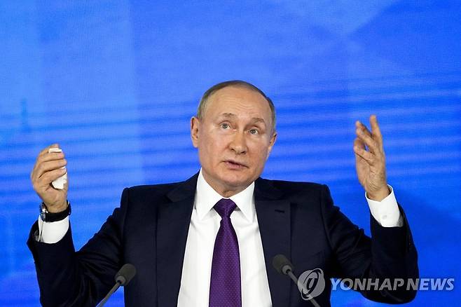 블라디미르 푸틴 러시아 대통령[AP=연합뉴스]