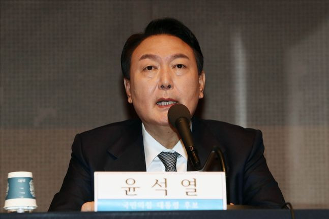 윤석열 국민의힘 대선 후보 ⓒ데일리안 홍금표 기자