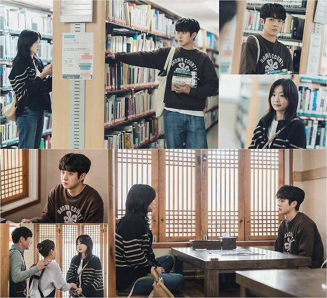 That year were going to have the aftereffect of Choi Woo-shik, Kim Da-mis The Slap.SBSs Drama That Year We (director Kim Yoon-jin, playwright Ina-eun, production studio N and Super Moon Pictures) raises questions by revealing Choi Woong and Kim Da-mi who are experiencing subtle emotional changes after confirming each others affectionate hearts on December 26, ahead of the 7th broadcast.In the last broadcast, Kook Yeon-su visited Choi Woongs house ahead of the live drawing show.But Choi Woong, who was dazed by the medication, was confused by the strange traces and blurred memories he had been to.Although Kook Yeon-su pretended not to know what happened, Choi Woong realized that all the dreamy moments were real.He appeared in front of the house of Kook Yeon-su late at night and asked, I did not just love it, I did not just break up.The tears of the two people who burst into the emotions that had been pressed hard left a heartbreaking lust.In the meantime, another storm blows up between them. The photo shows Choi Woong and Kook Yeon-su who happened to meet in the library.The two people who are surprised to find each other through the bookshelf are still awkward but subtlely different. The training of the country caught in Choi Woongs parents restaurant is also interesting.The awkward expression of Kook Yeon-su, who is seen off by Choi Woong, Choi Ho (Park Won-sang) and Lee Yeon-ok (Seo Jung-yeon) with a hard face, stimulates curiosity.Attention is focused on what kind of changes will come to the two people.In the 7th broadcast on the 27th, Choi Woong and Kook Yeon-soo avoid reality with regrets about last night, but eventually they face each other where they have escaped.Especially in the trailer released earlier, I felt this way.I feel like I am standing as a fool and watching myself go one step by one. Choi Woong, who turns around coldly, was also drawn and added to the shaking relationship again.That year we production team said, Choi Woong, Kook Yeon-soo began to realize emotions about each other with tears Confessions.However, the aftermath of The Slap, which is still fearful of looking into his candid mind, will continue. The decisive event that will change them through the 7th and 8th broadcasts this week comes.We need you to watch the upheaval of uncontrollable emotions and the direction of relationships, he said.Broadcast at 10 p.m. on the 27th (Providing Photos): Studio N and Super Moon Pictures