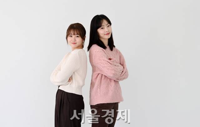 '좋좋소'에 출연한 진아진 배우(왼쪽) 와 김태영 배우(오른쪽) / 사진=권욱 기자
