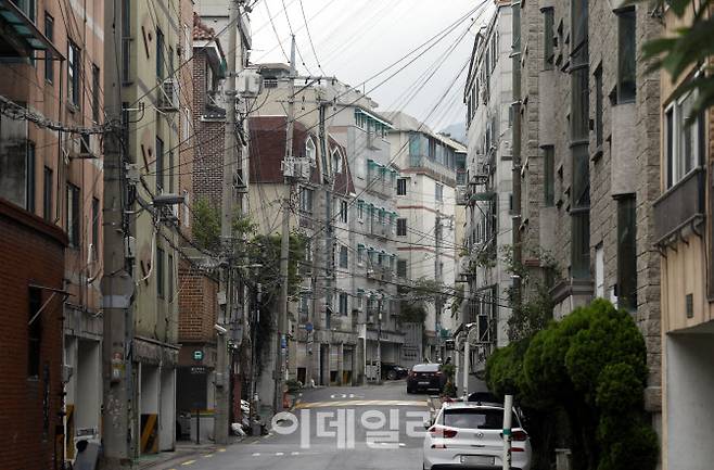 서울의 한 빌라 밀집지역 모습. (사진=뉴시스)