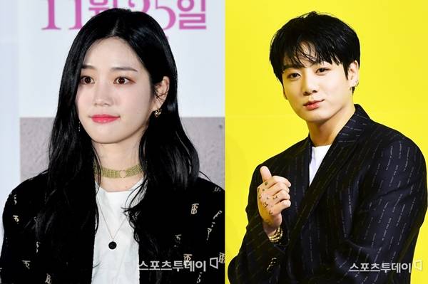 정국, 이유비 / 사진=DB