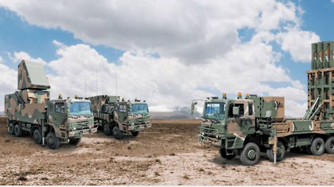 국산 중거리 요격 시스템 '천궁-Ⅱ'