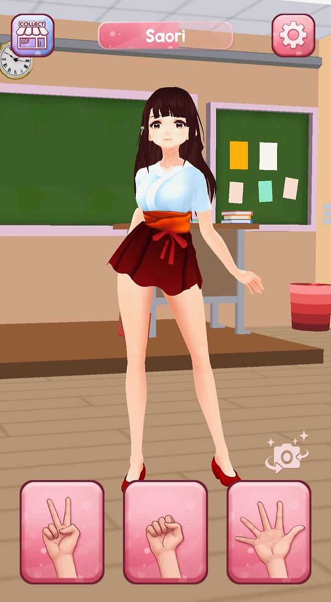 싱가포르 개발사 팔콘 글로벌이 출시한 모바일 게임 '옷을 벗기다' (게임 화면 캡처) © 뉴스1 © 뉴스1