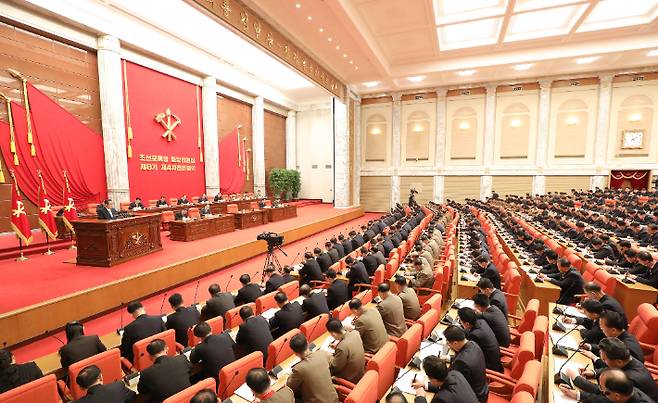 북한 전원회의. 연합뉴스