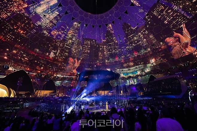 2020 두바이 엑스포에서 알리샤 키스 콘서트가 지난해 12월 10일 열렸다.