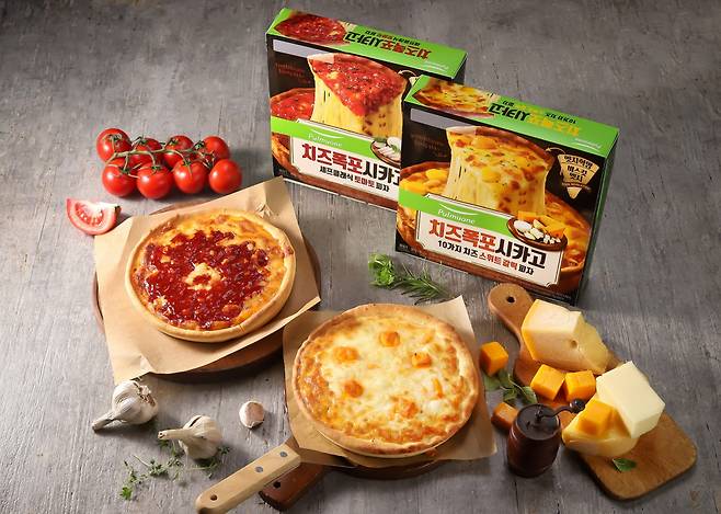 풀무원의 시카고 피자 시리즈 [풀무원 제공]