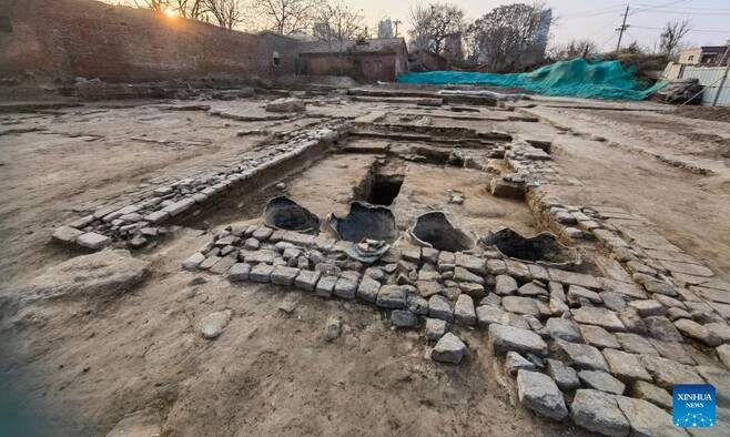 중국 허베이성에서 발굴된 약 400년 전 양조장 유적지