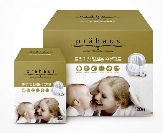 자극없이 깔끔하게 사용할 수 있는 프라하우스 일회용 수유패드. 통기성이 뛰어난 방수층을 사용했으며, 빠르고 강력한 흡수력으로 모유를 흡수한다. 벌집 모양의 부드러운 안감으로 민감한 피부의 산모가 사용하기에도 좋다. 대칭의 샘 방지선과 이중 접착 테이프로 모유가 흐를 걱정 없이 착용할 수 있다.