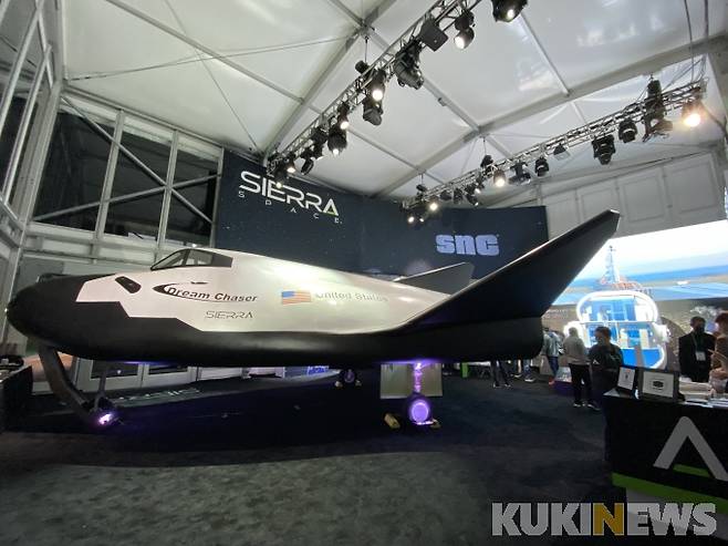 시에라 스페이스 CES 부스 내부 전경. 송금종 기자