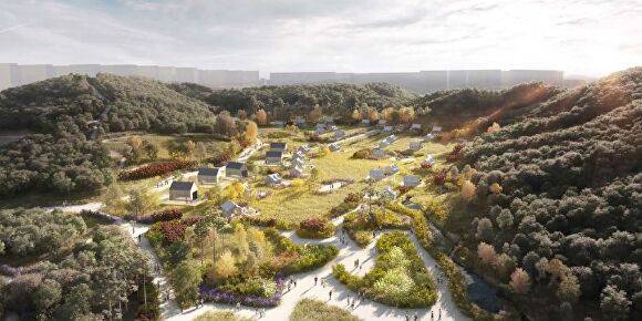 오는 2024년 12월 완공 계획인 중앙공원 캠핑장 조감도 [사진=광주시]