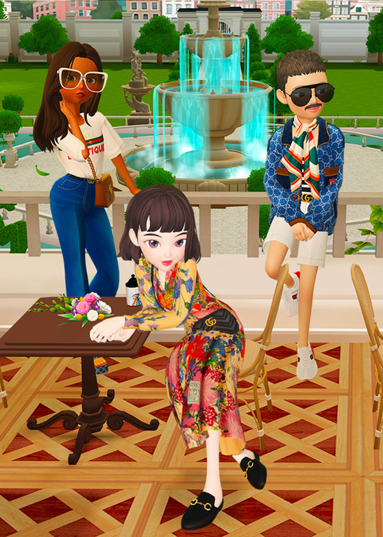 Gucci collaborated with Zepeto and revealed some 60 items from the 2021 S/S collection last February. [GUCCI]