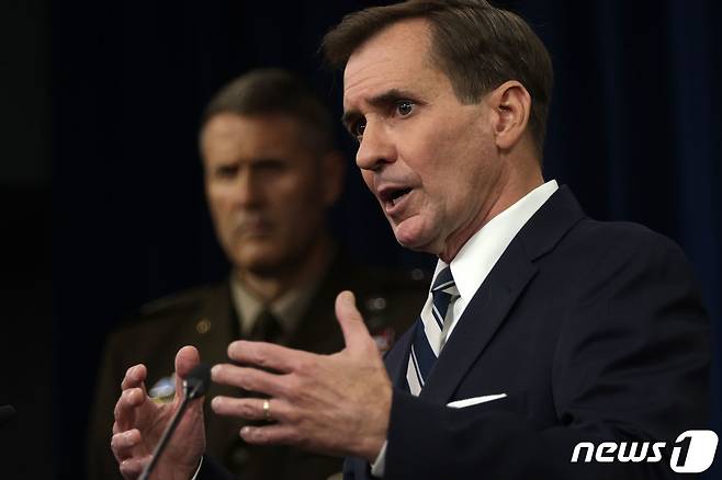 존 커비 미국 국방부 대변인© AFP=뉴스1 © News1 우동명 기자