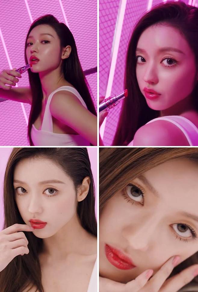 그룹 오마이걸 유아/사진=보그 코리아, 입생로랑 뷰티(YSL Beauty)