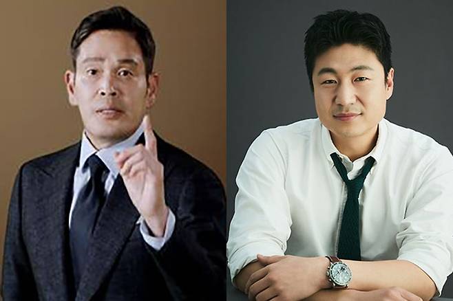 신세계그룹 정용진 부회장과 류영준 카카오페이 대표. 신세계 그룹·카카오 제공