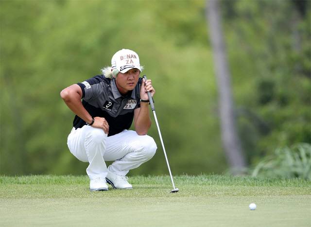 2021시즌 가민 평균퍼트수 1위 허인회. 사진제공=KPGA