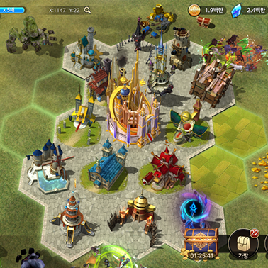 '펜디온' 플레이 화면.&nbsp; &nbsp;엔파니게임즈