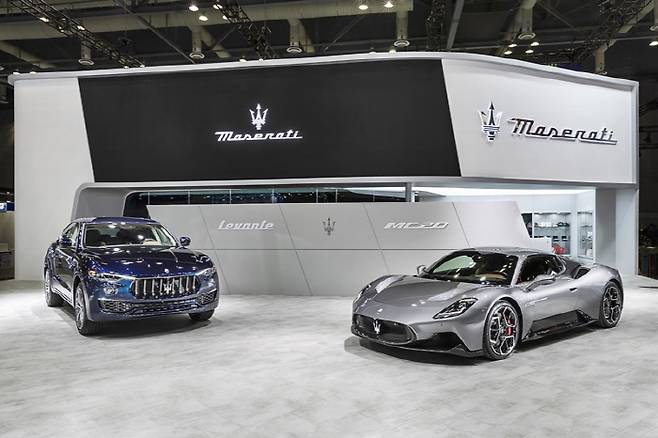 서울모빌리티쇼 마세라티 부스 [사진 제공 = 마세라티]