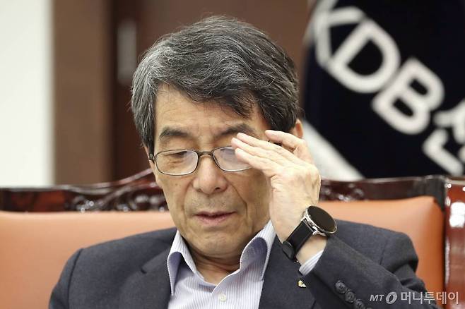 이동걸 KDB산업은행 회장  /사진=이기범 기자 leekb@