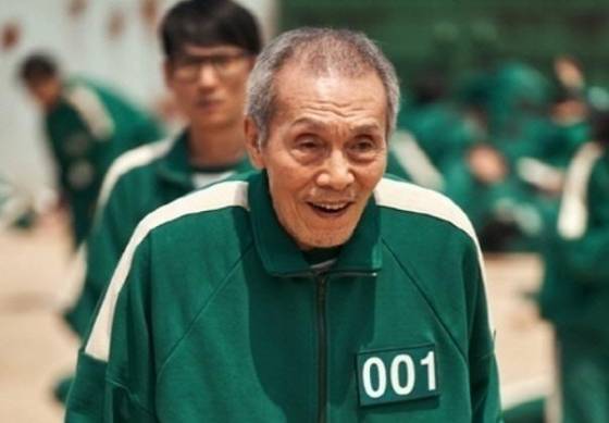 드라마 '오징어게임'에서 열연을 펼친 오영수, 사진제공=넷플릭스