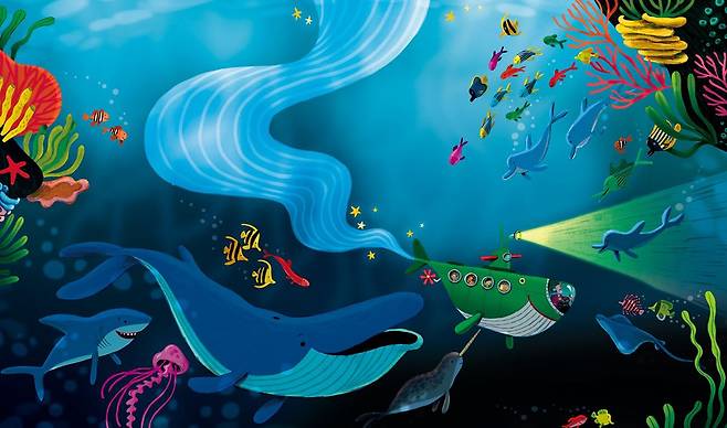 폴 메카트니가 쓴 그림책, '그랜쥬드의 초록 잠수함.' /출판사 인간희극