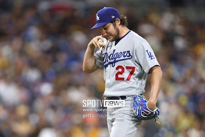 ▲ 2022시즌 출장이 불투명한 LA 다저스 선발투수 트레버 바우어.
