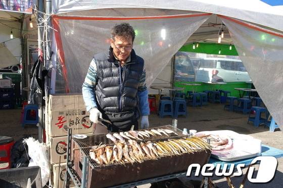 속초 양미리축제 양미리구이.(뉴스1 DB)