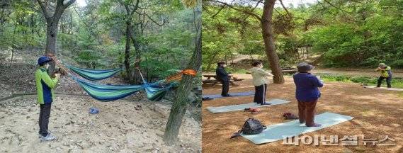 김포시 산림치유 프로그램. 사진제공=김포시