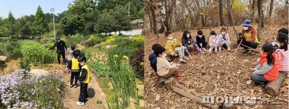 김포시 유아숲 프로그램 체험. 사진제공=김포시