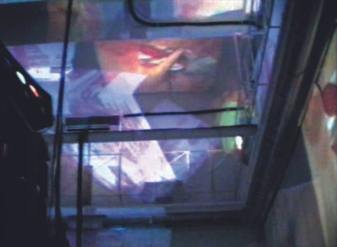 백남준 '시스틴 성당', 1993, 베니스비엔날레 촬영기록 스틸 이미지, 백남준아트센터 이정성 아카이브 컬렉션 *재판매 및 DB 금지