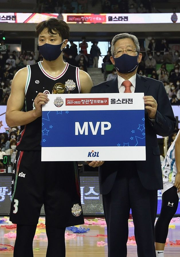 올스타전 MVP 허웅. ⓒ 뉴시스